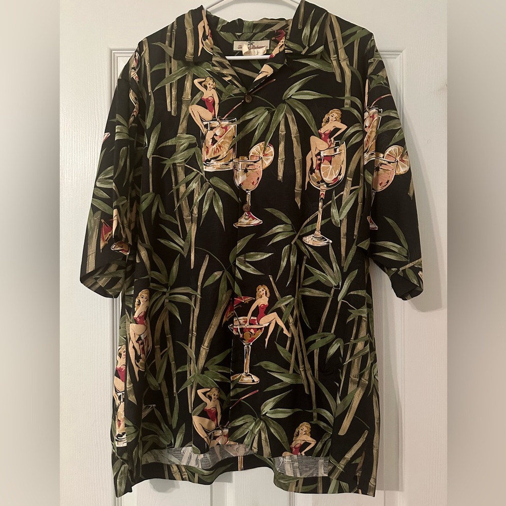 100% Silk Tommy Bahama Shirt